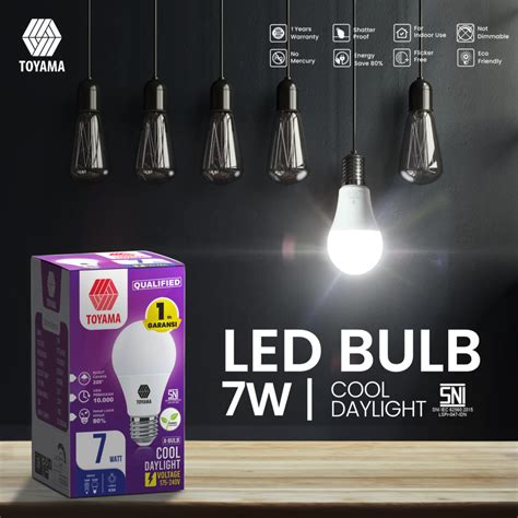 Lampu Led Bulb Watt Toyama Id Toyama Id