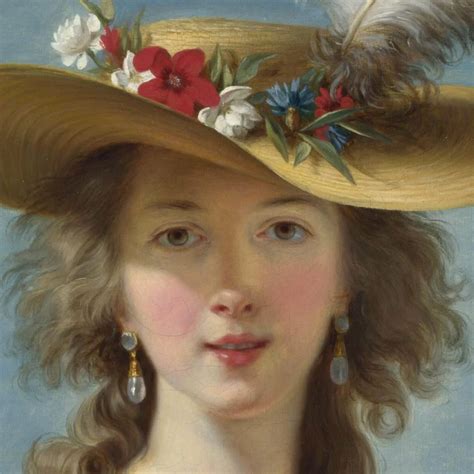 Chân dung tự họa trong chiếc mũ rơm của Élisabeth Louise Vigée Le Brun