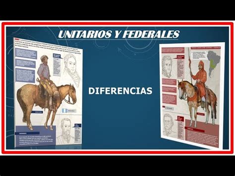 Diferencia Entre Unitarios Y Federales Explicaci N De Caracter Sticas