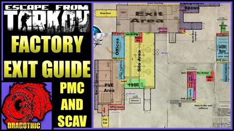 Escape From Tarkov Factory Extraction Map