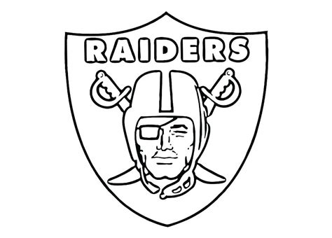 Oakland Raiders Coloring Pages at GetColorings.com | Free printable ...