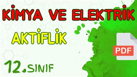 K Mya Ve Elektr K Akt Fl K Sinif Youtube