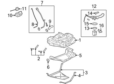 Chevrolet Malibu Fuel Sensor Unit Sending Gauge Sender