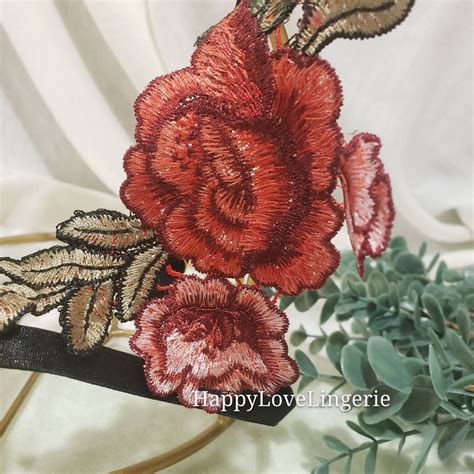 Sexy Lingerie Set Embroidery Floral Lingerie Free Shipping Etsy