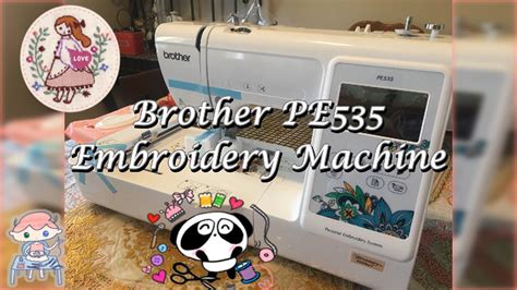 Unboxing And Testing Brother Embroidery Pe Brother Embroidery