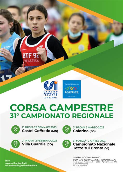 Campionato Regionale Di Corsa Campestre Si Parte Csi Sondrio