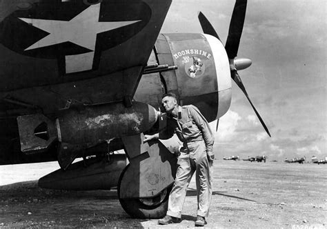 P 47d Thunderbolt Moonshine Of The 73rd Fighter Squadron 318th Fighter Group With Drop Tank