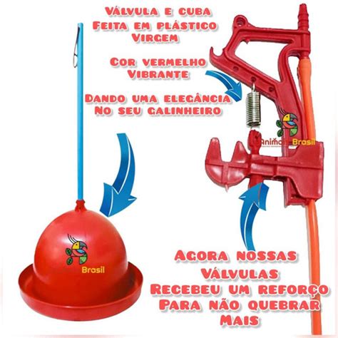 12 Bebedouro Pendular Automatico Completo Valvula Duplo Frete grátis