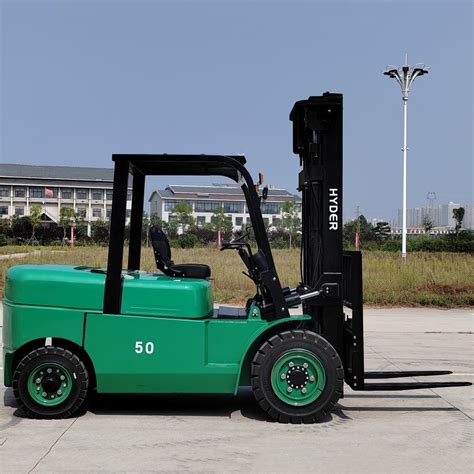 Export Tons Four Wheels Counterbalance Electric Truck Fork Lift