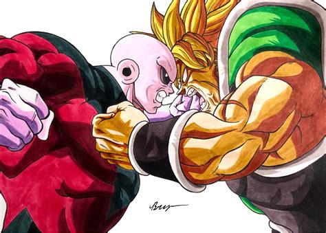 Jiren Vs Broly Super Saiyan Art 2023 by BrYcEBrOwNARTS on DeviantArt