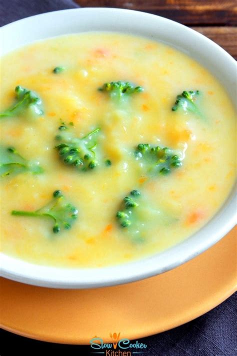 Amazingly Easy 5 Minute Crock Pot Broccoli Cheese Soup Instant Pot Stove Top And Freezer