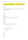 Chem Module Exams Final Exam Questions And Answers