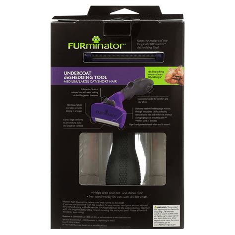 Buy FURminator Short Hair deShedding Tool for Cats (large) Online at ...