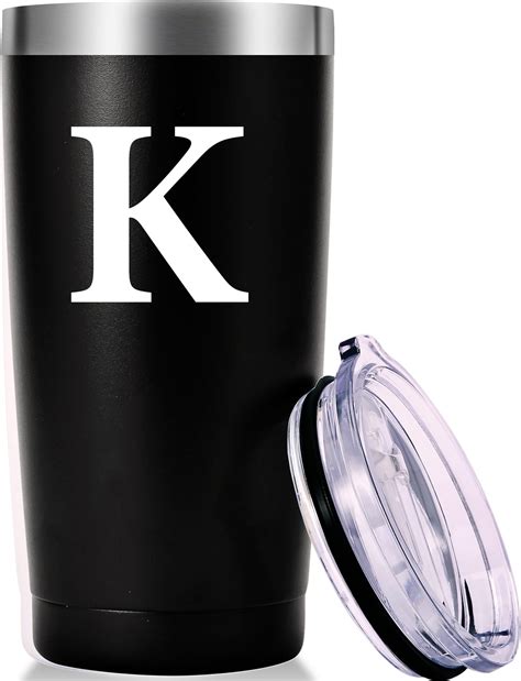 Amazon Personalized Initial Tumbler Monogrammed Custom Initial