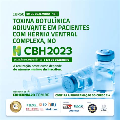 Curso Toxina Botul Nica Adjuvante Em Pacientes H Rnia Ventral