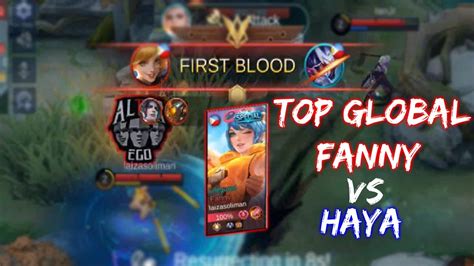 I Met Top Global Fanny In Rank I Hayabusa Gameplay I HAYA I Mobile