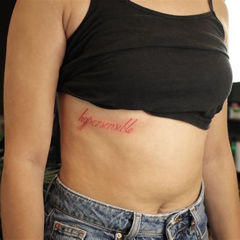 Serendipity Tattoo Ribs