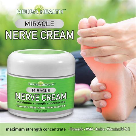 Neuro Health Miracle Nerve Cream 2oz Jar 2 Pack - Turmeric, Arnica