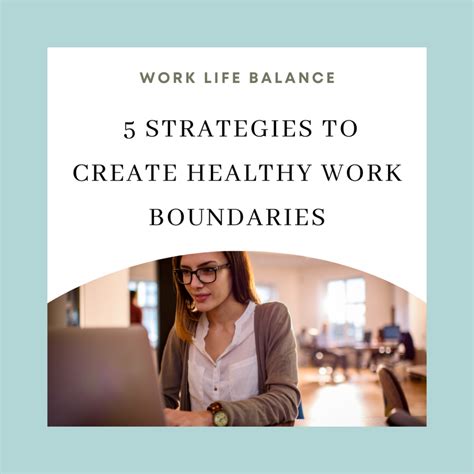 how to create boundaries at work