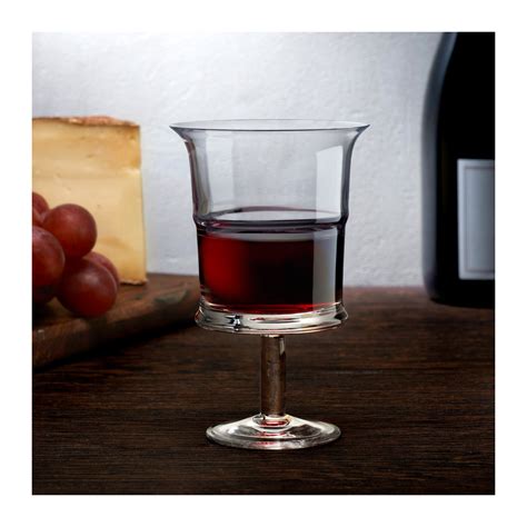 Jour Set Of 2 Red Wine Glasses By Nude Glass Seven Colonial
