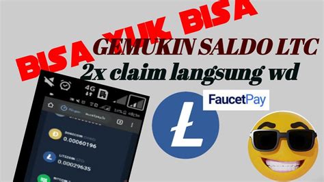 Unlimited Faucet Ltc X Claim Langsung Wd Ke Faucet Pay Youtube