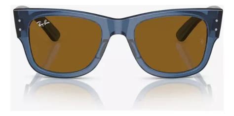 Óculos De Sol Ray Ban Mega Wayfarer Bio Based Rb0840s 668073 Armação