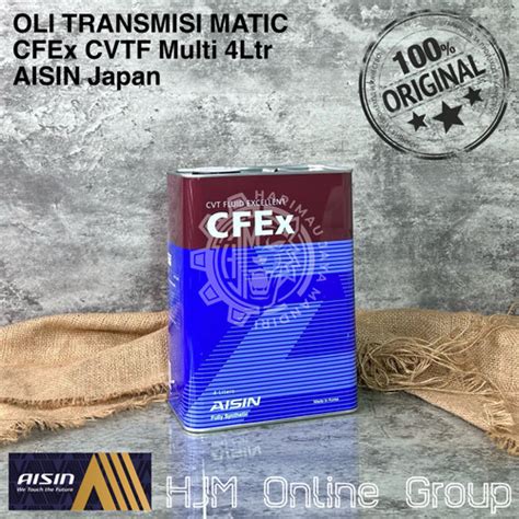 Promo Oli Transmisi Automatic Aisin Oil Atf Cfex Cvtf Multi Liter