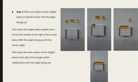 Lego Assembly Instructions