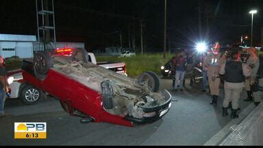 Bom Dia Para Ba Motorista Bate Em Mureta E Capota Carro Na Br