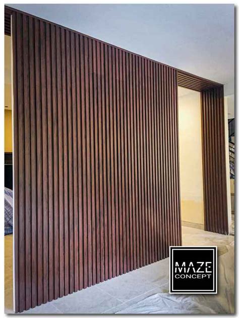 Office Commercial Fluted Wall Panel Maze Concept