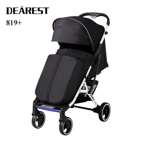 Прогулочная коляска Dearest 819 Plus рама White цвет Black ...