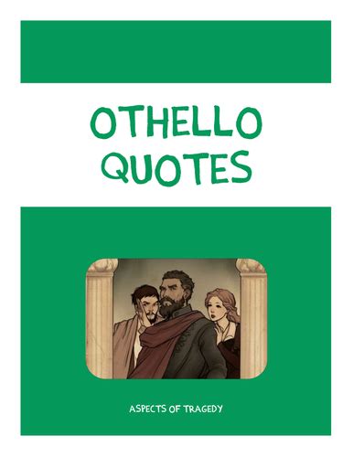 Othello Quotes Booklet | Teaching Resources