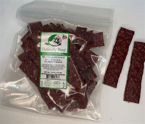 Bbq Jerky Bag Honestly Beef