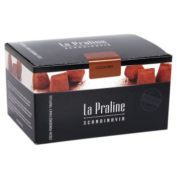 La Praline Truffles Kakaosplitter 200g feinste Schokoladentrüffel aus