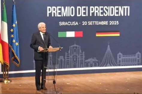 I Presidenti Mattarella E Steinmeier A Siracusa Bilaterale Tra Italia