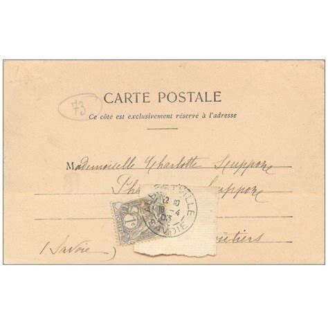 Carte Postale Ancienne 73 CHATEAU DE SAINTE HELENE DES MILIERES Paysan