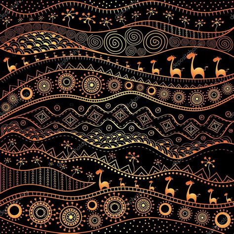 African Tribal Wallpaper