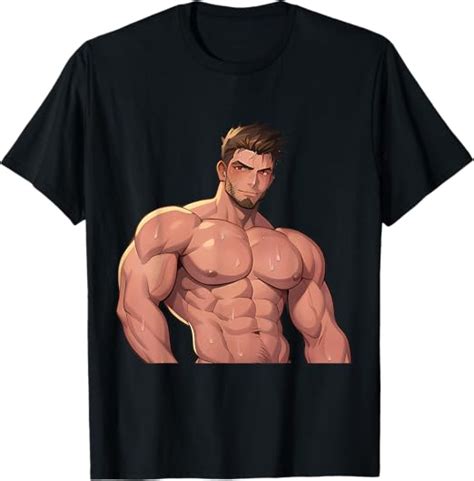 Himbo Muscle Stud Sexy Gay Men Yaoi Erotic Art T Shirt Walmart
