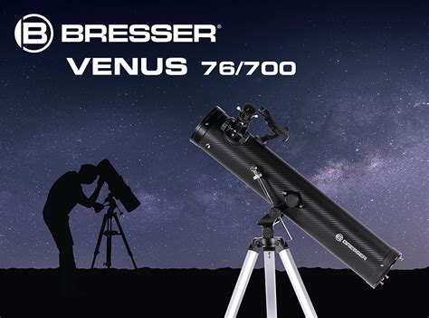 Bresser Venus 76/700 AZ - Karbon Speilteleskop - Fleksibelt - Center.no