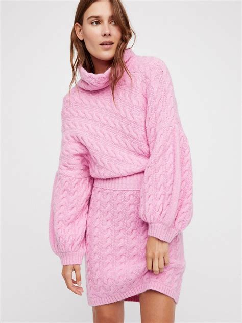 Pink Sweater Dress DressedUpGirl