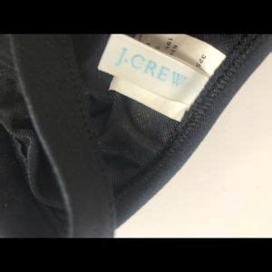 J Crew Swim J Crew Classic Black Bikini Poshmark