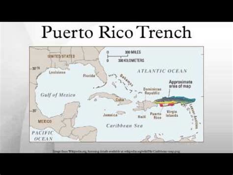 Puerto Rico Trench Map