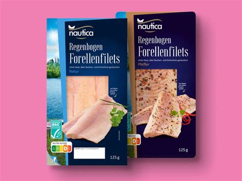 Nautica ASC Regenbogen Forellenfilets 125 g von Lidl für 2 19 ansehen