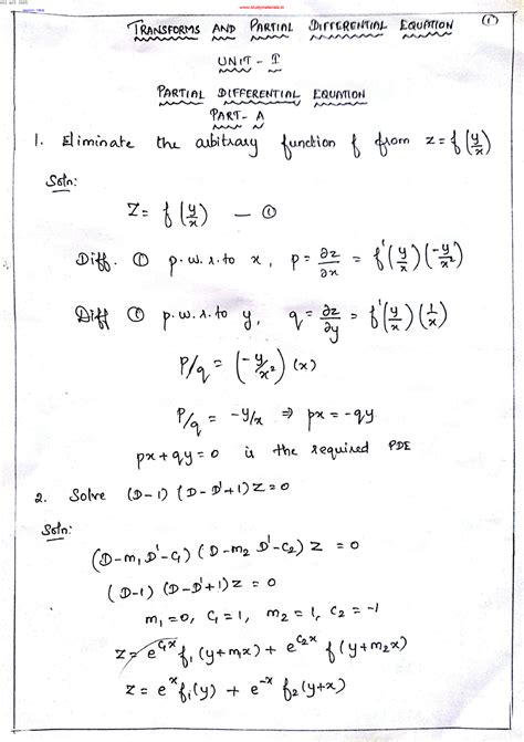 MA8353 Transforms And Partial Differential Equations TPDE MA8353