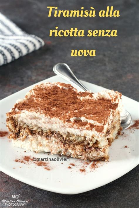 Tiramisù alla ricotta senza uova Le Ricette di Libellula Ricetta