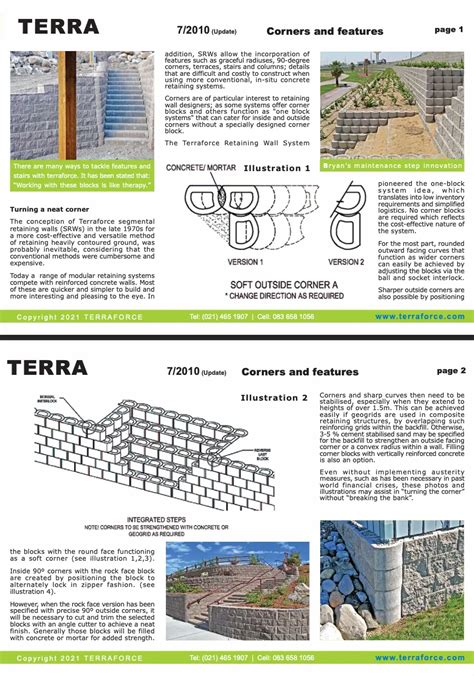 Terraforce Retaining Walls For Landscaping Concrete Blocks And Erosion Control