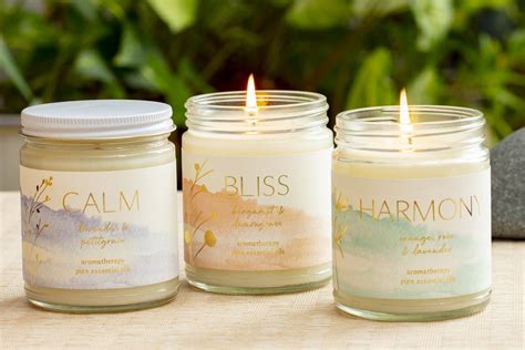 Aromatherapy Candles Essential Oil Tranquility Candles Prosperity Candle