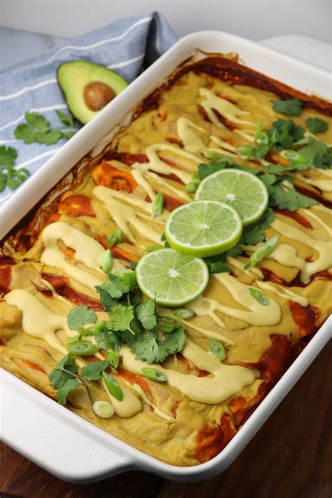 Vegan Sweet Potato Enchilada Recipe Rooty Fruity Vegan