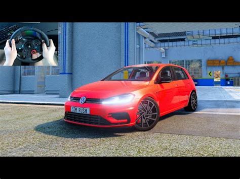 VW Golf R Mk7 BeamNG Drive Logitech G29 Gameplay YouTube