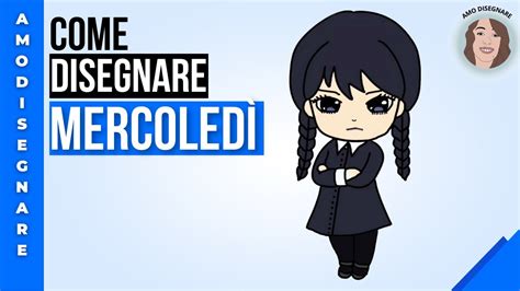 Come Disegnare MERCOLEDI ADDAMS Tutorial Disegni Kawaii YouTube